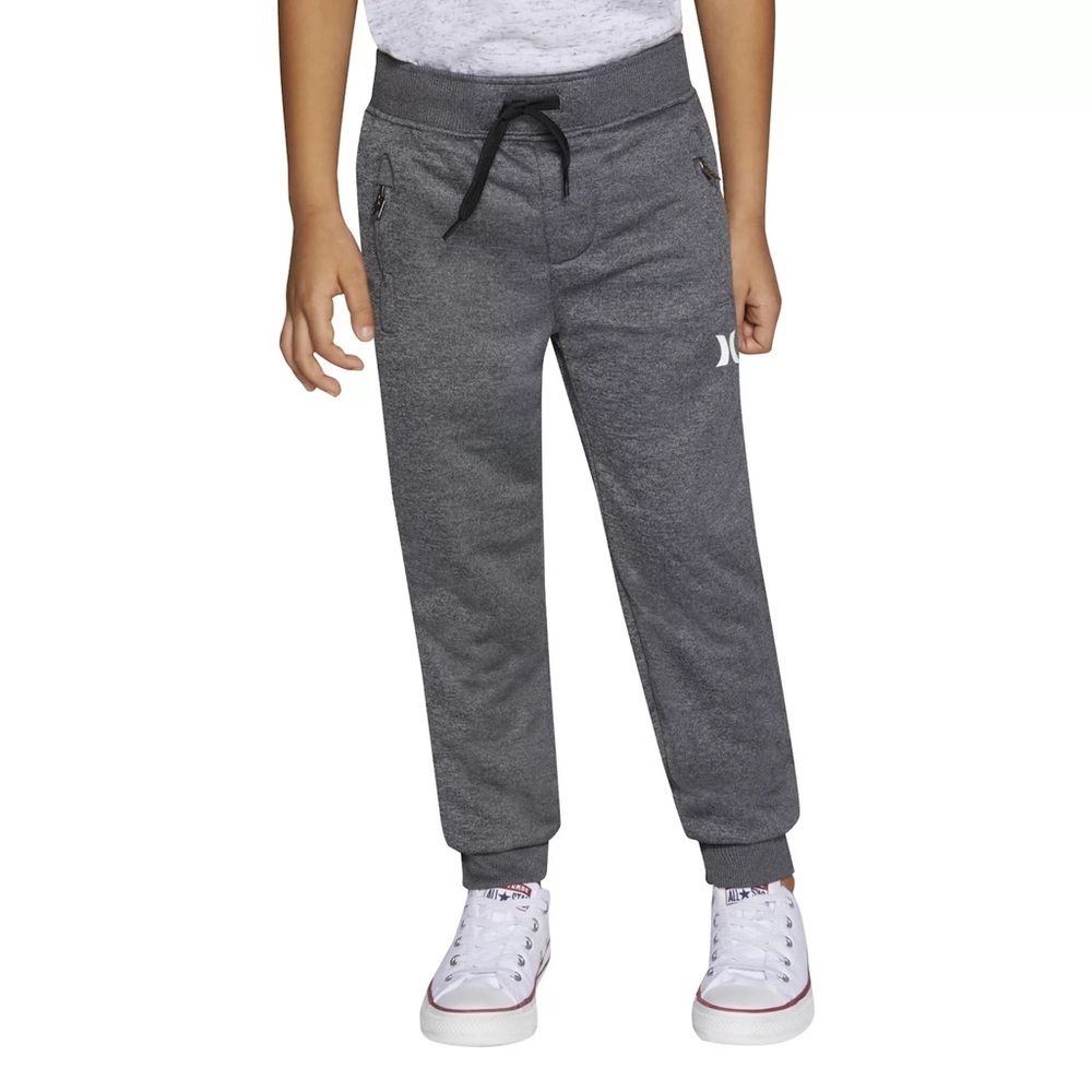 Boys Hurley Nike Dri-Fit Joggers - Grey
